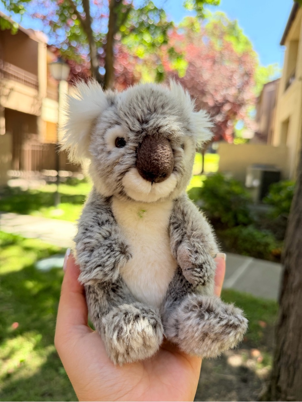 Koala Bear Stuffed Animal Plush VTG 1986, Gray 7" ESS-World Wildlife Federation